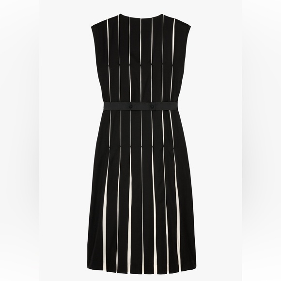 ZARA WOOL BLEND BOX PLEAT DRESS LIMITED EDITION - Picture 3 of 5